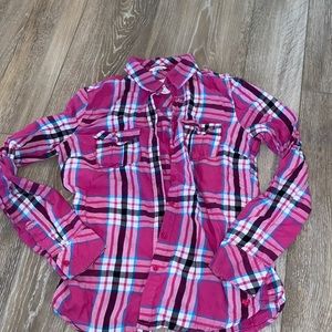 Aeropostale Plaid Button Down